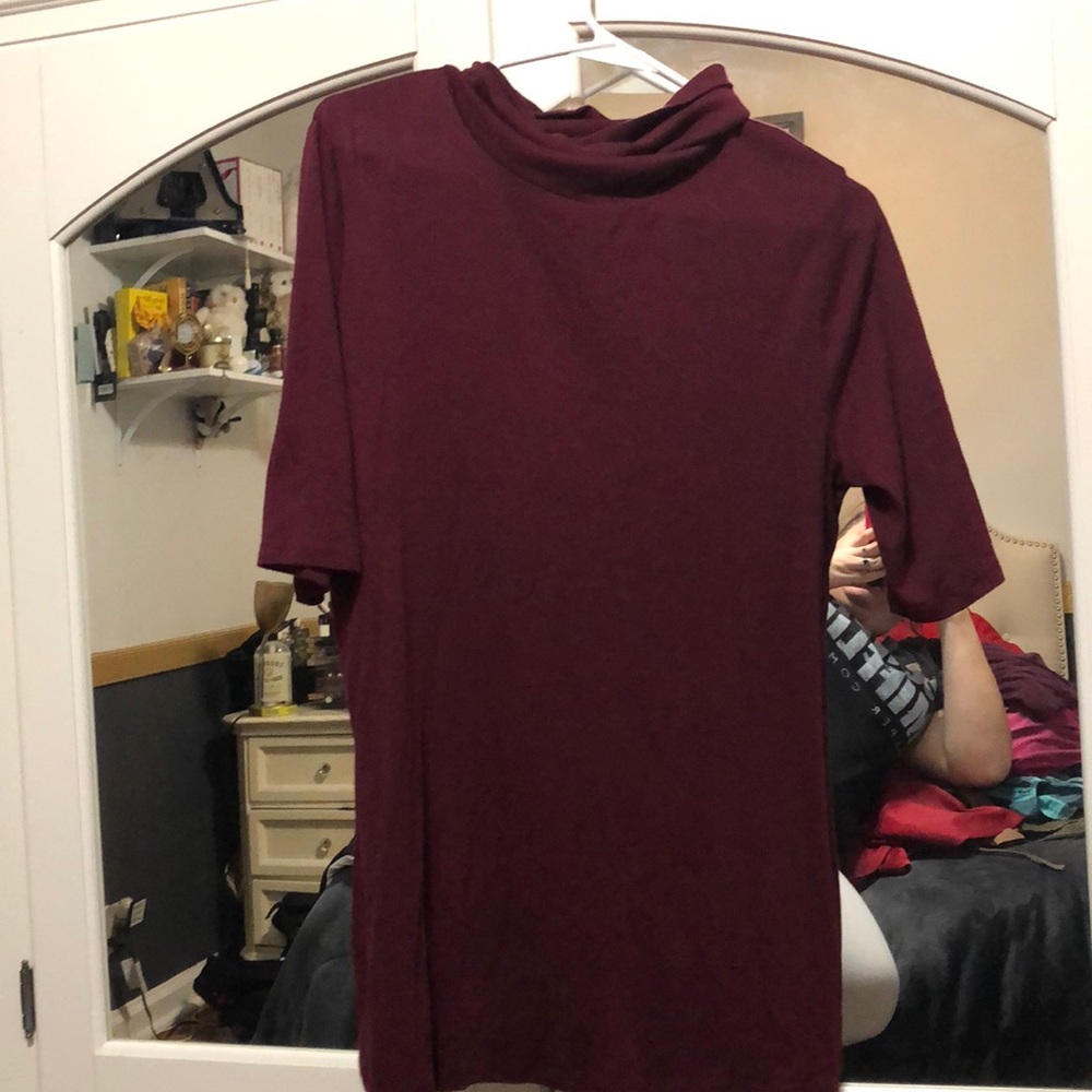 Short Sleeve Turtleneck